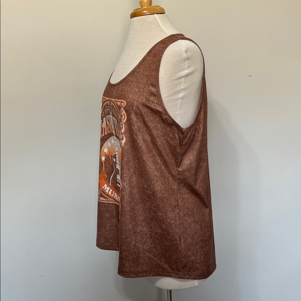 NEW ETCYY Nashville Music City graphic tank top Size XL - Picture 4 of 9